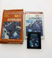 Asteroids Atari 2600 Game Cartridge Boxed Manual