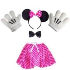 Fancy dress mouse headband ears tutu skirt hands costume womens