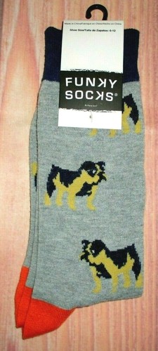 Mens funky socks bulldog - mens,