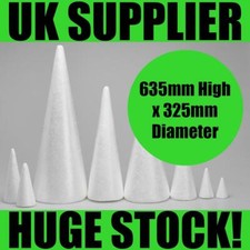 635mm High x 325mm Diameter -