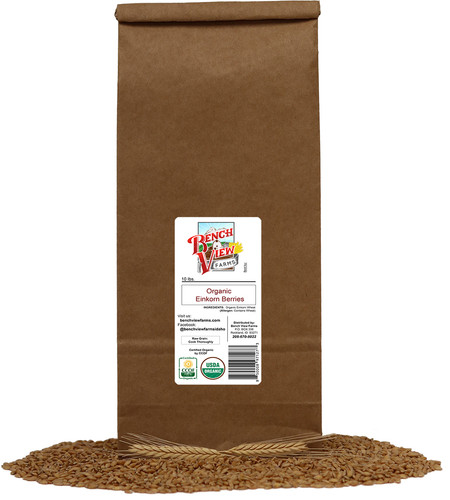 Organic einkorn wheat berries - organic,