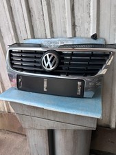 VW Passat Radiator Grill B6 06-10 Front Grille Chrome mat Black 3c0853651