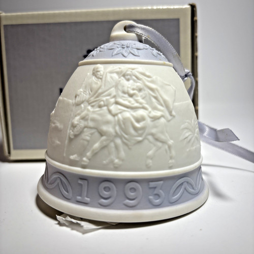 Vtg lladro 1993 christmas - 1993, bell