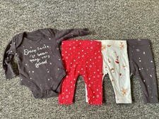 Newborn Baby Clothes Bundle - Christmas Theme Unisex Excellent Condition
