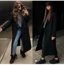 Zara ZW Collection Long Wool