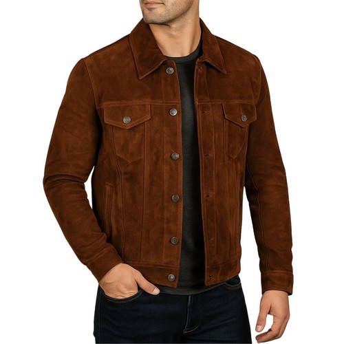 Men genuine suede - men's,