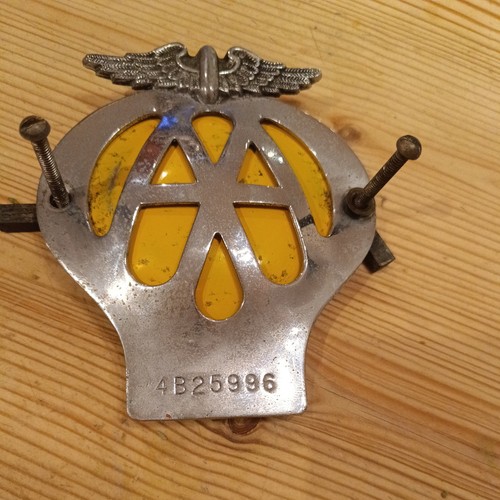 Vintage grill badge - vintage, aa