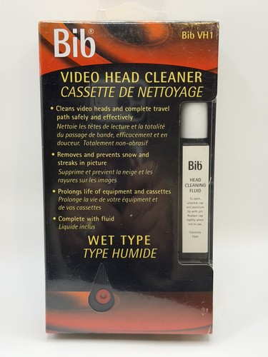 Bib vhs vcr - video, cleaner