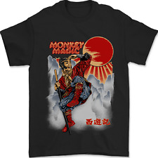 Monkey Magic Retro 70s Martial Arts TV Mens T-Shirt 100% Cotton