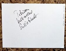 Susie Blake "Victoria Wood" "Mrs Brown's Boys" Personally Signed Page AFTAL COA