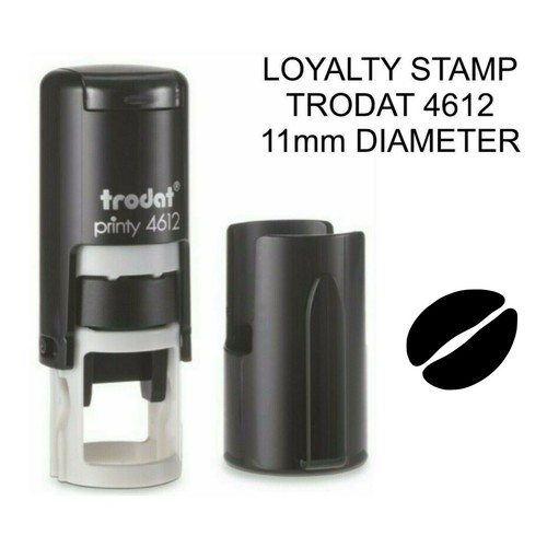 Loyalty rubber card stamp
