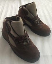 CLIFFORD JAMES WOMENS BROWN SUEDE LEATHER ANKLE BOOTS.    UK SIZE 5