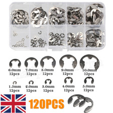 120pcs E-clips Ring Snap
