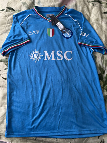 Ea7 ssc napoli - shirt, blue