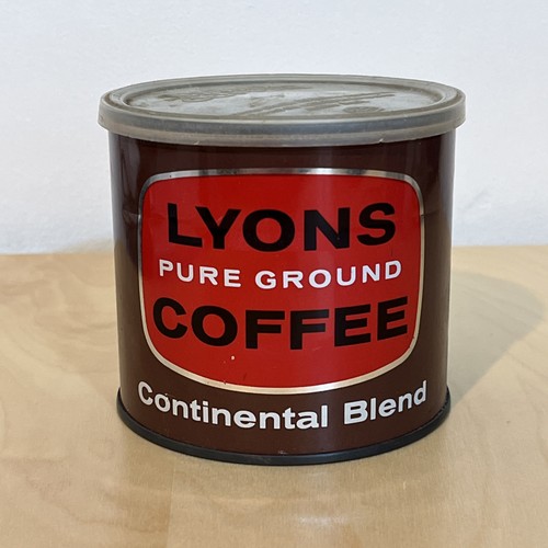 Vintage lyons coffee tin with - vintage,