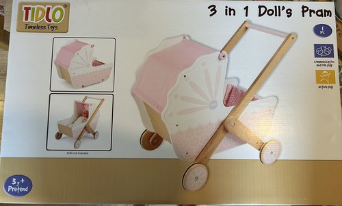 Wooden dolls pram brand - pram,