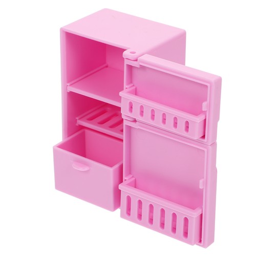 Mini plastic fridge - plastic, miniature