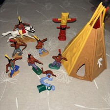 Timpo Vintage Wild West Indians and Wigwam Swoppets Job Lot Bundle