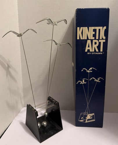 Seagull kinetic art with - with, box