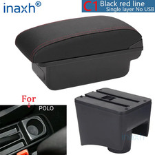 For Volkswagen POLO Armrest New for VW POLO Mk5 6R Vento Car Armrest Box Interio