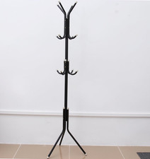 Black Metal Coat Stand Garment