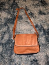 Gigi Leather Handbag Brown /
