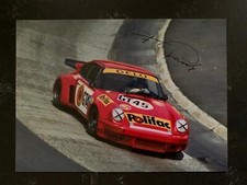Signed Franz Pesch & Jürgen Neuhaus Gelo Porsche 911 RSR 1000KM Nürburgring1975
