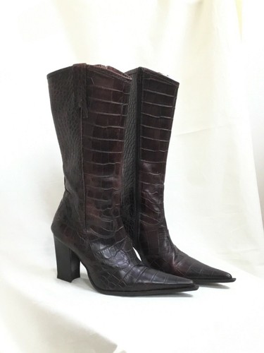 Womens brown lether western - womens,