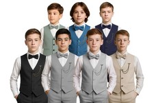 Boys' Slim 4 PC Textured