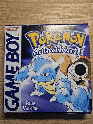 Pokemon blue boxed manual - no,