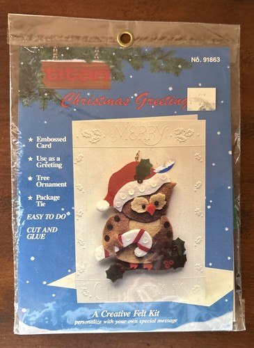 Titan felt christmas card kit - felt,
