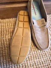 Base London Suede Shoes Mens UK 12/EU 45 Slip On Loafers Casual BNWT