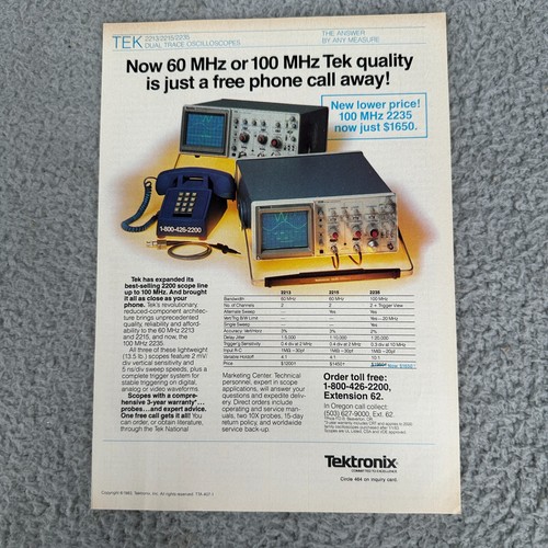 1983 tektronix 2213 - tektronix,