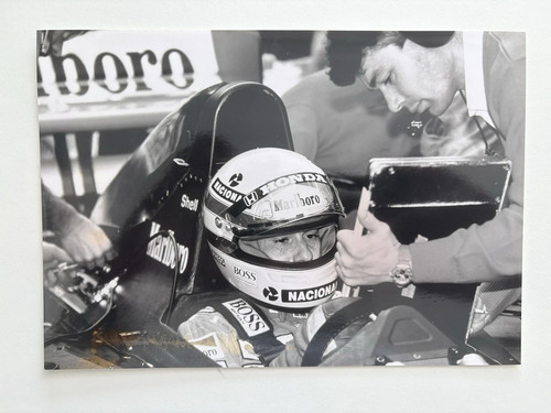 Vintage ayrton senna press - ayrton,
