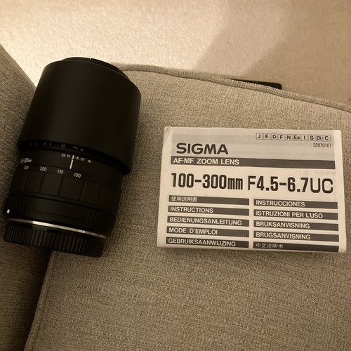Sigma zoom camera lens - af-mf,
