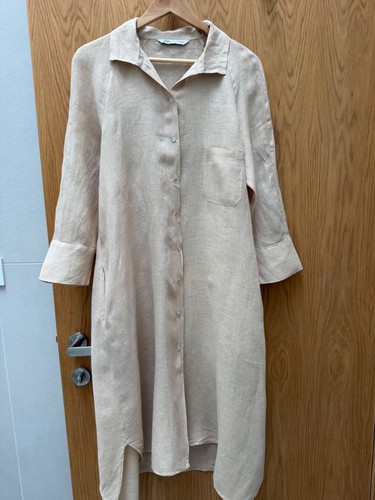 Zara linen shirt dress - ,