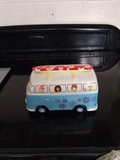 Ceramic Novelty VW surfboard Camper Van Biscuit Container