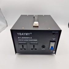 110v to 240v Transformer YBAYMY ST-2000va Step Up & Down Transformer