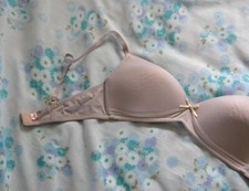 32B M&S Angel Bra Dove Grey White Soft Cups Marks and Spencer Training