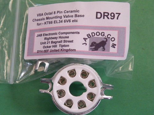Valve tube pin octal - pin,