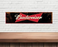 Budweiser Metal Sign, man