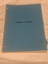 HONDA CBX400F CBX550F GENUINE BLUE FACTORY WORKSHOP MANUAL