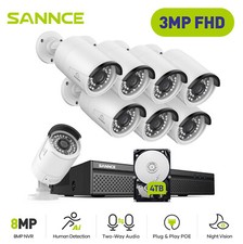 SANNCE 3MP CCTV Camera System