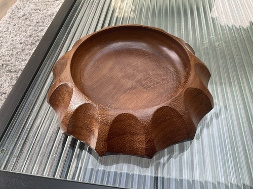 Hand turned wooden - , bowl