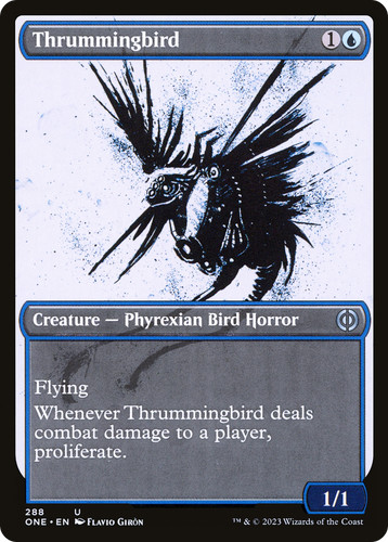 Mtg thrummingbird showcase - mtg, (showcase