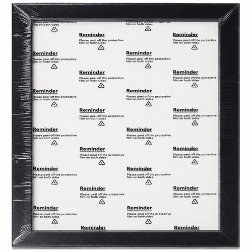 Black wooden photo frame x - wooden,
