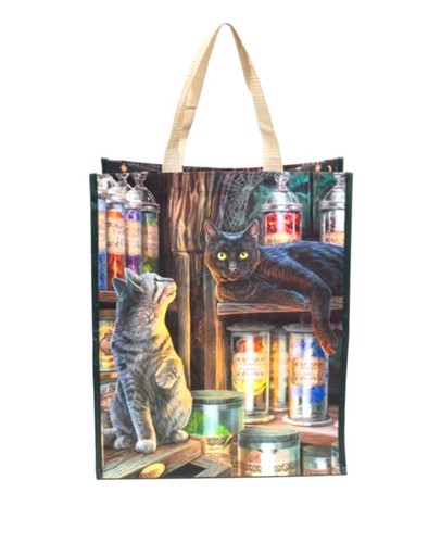Black cat reusable - black,