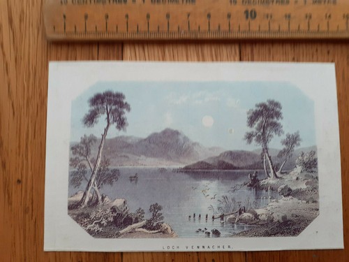 Scottish colour engraving - , loch