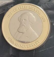 2020 Charles Dickens 150th Anniversary of Death Uncirculated Two Pounds £2 coin