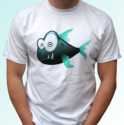 Piranha shirt tee - piranha,